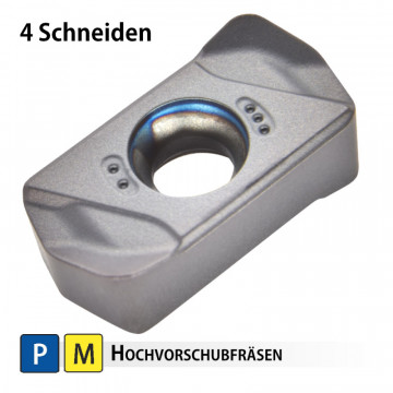 Hochvorschub-Fräsplatte -...