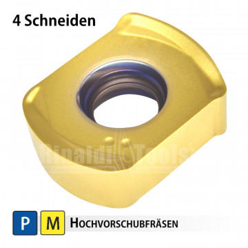 Hochvorschub-Fräsplatte -...