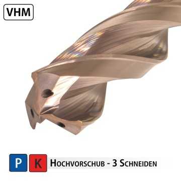 3-Schneiden-VBH-Bohrer 5xD...