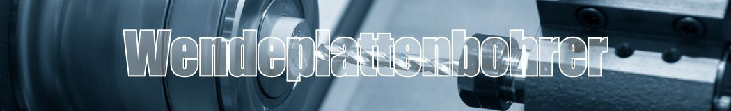Wendeplattenbohrer